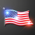 American flag flashing pins