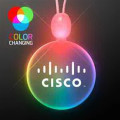 Light-up Acrylic Circle LED Necklace