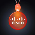 Light-up Acrylic Circle LED Necklace
