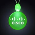 Light-up Acrylic Circle LED Necklace