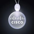 Light-up Acrylic Circle LED Necklace