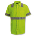 Red Kap Men's High Visibility Safety Short Sleeve Work Shirt
