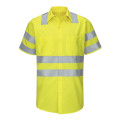 Red Kap Enhanced & Hi-Visibility Work Shirt - Long Sizes