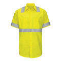 Red Kap Enhanced & Hi-Visibility Work Shirt - Long Sizes