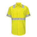 Red Kap Enhanced & Hi-Visibility Work Shirt - Long Sizes