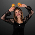 Light up pumpkin head bopper