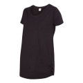 LAT Women's Maternity Scoop Neck Fine Jersey Tee