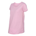 LAT Women's Maternity Scoop Neck Fine Jersey Tee