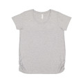 LAT Women's Maternity Scoop Neck Fine Jersey Tee