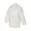 Chef Designs Eight Pearl Button Chef Coat with Thermomete...