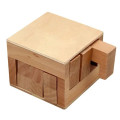 Wooden Sliding Cube Puzzle