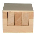 Wooden Sliding Cube Puzzle