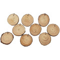Natural Wood with Rings Keyring