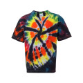 Dyenomite Youth Rainbow Cut-Spiral Tie-Dyed T-Shirt
