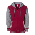 Independent Trading Co. Unisex Heavyweight Varsity Full-Z...