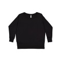 LAT Women's Curvy Slouchy Pullover