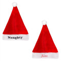 Nice & Naughty Santa Hats