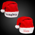 Nice & Naughty Santa Hats
