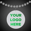 2 1/2" Plastic Golf Ball Badge Medallion