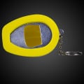 Yellow Plastic Construction Hat Bottle Opener Key Chain