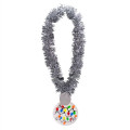 LED Christmas Medallion Tinsel Necklace