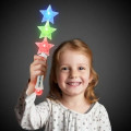 Triple Star LED Glow Light Up Wand
