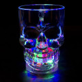 14 oz. Flashing LED Lighted Skull Cup