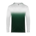 Badger Youth Ombre Hooded Long Sleeve T-Shirt