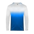 Badger Youth Ombre Hooded Long Sleeve T-Shirt