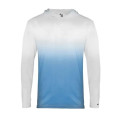 Badger Youth Ombre Hooded Long Sleeve T-Shirt