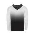Badger Youth Ombre Hooded Long Sleeve T-Shirt