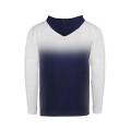Badger Youth Ombre Hooded Long Sleeve T-Shirt