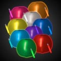 12" Translucent Beach Ball with Glow light Stick