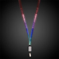 Light Up LED Lanyard with Badge Clip