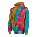 MV Sport Unisex Classic Fleece Tie-Dye Hooded Sweatshirt