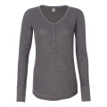 J. America Women's Thermal Henley