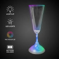 7 1/2 oz. Champagne Glass with Multi-Color LED Lights