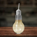 16oz Light Bulb Cup with Straw