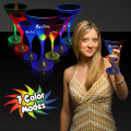 7 1/4 oz. LED Lighted Frosted Martini Glass