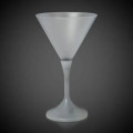 7 1/4 oz. LED Lighted Frosted Martini Glass
