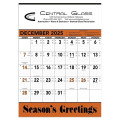 Triumph® Calendars Orange & Black Contractor Memo Calendar