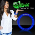 8" Single Color Superior Light Up Glow Bracelet