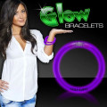 8" Single Color Superior Light Up Glow Bracelet