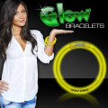 8" Single Color Superior Light Up Glow Bracelet