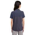 Ladies' Fusion ChromaSoft Colorblock Polo