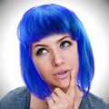Neon Blue Wig