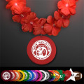 Light Up Red Lei with Medallion