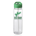 24 oz Borneo Plastic Water Bottle with Carrying Handle