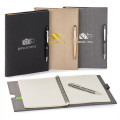 LINEN   REFILLABLE HARD COVER JOURNAL COMBO