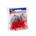 Blue Star LED Clip On Earrings